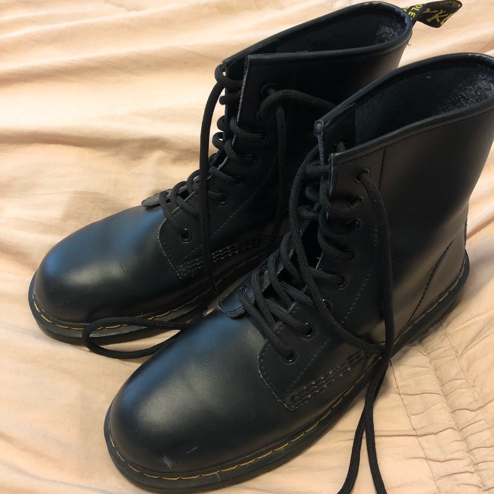 combat boots!